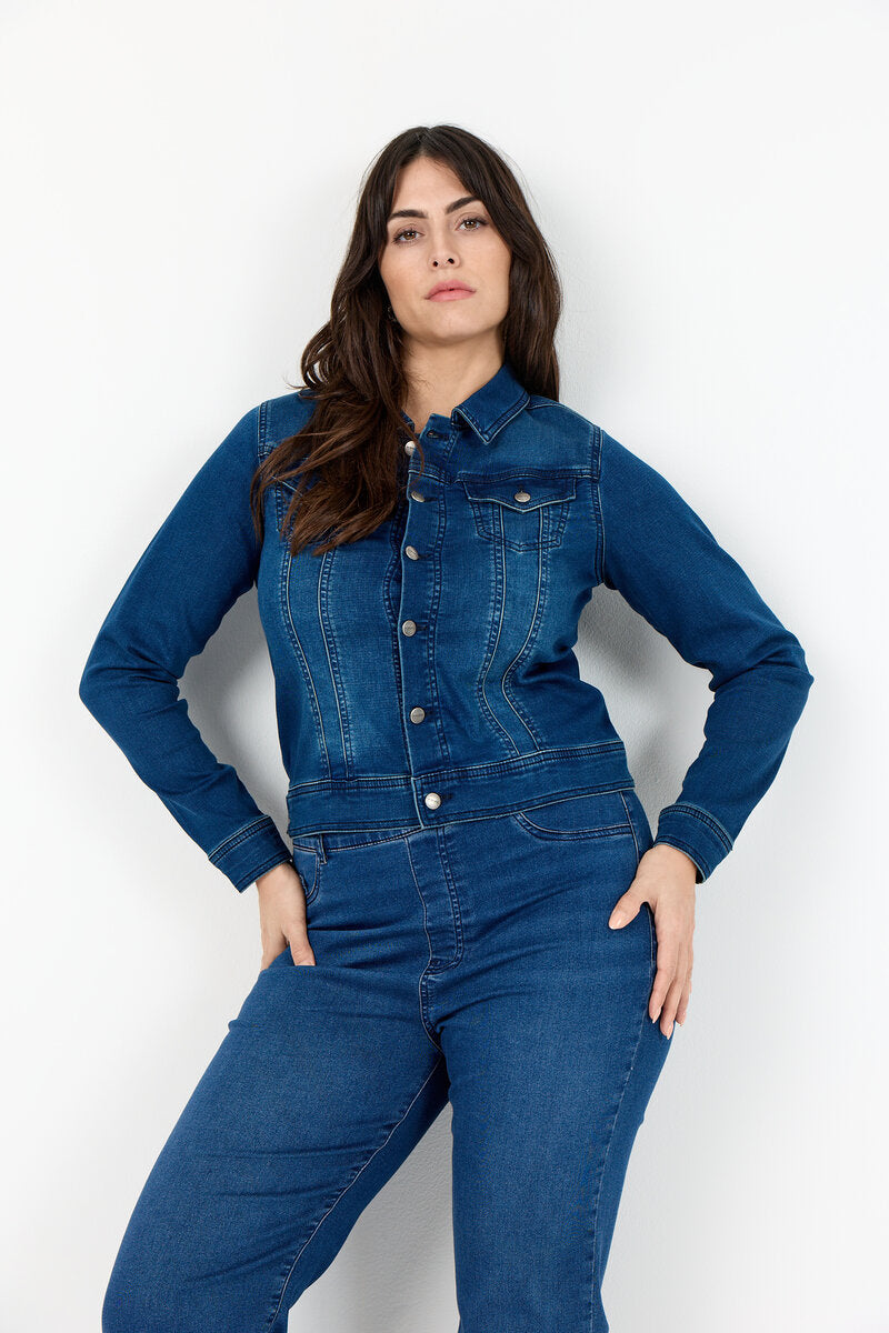 Summer 4 Jeansjacka Dam Blue Denim Wasabiconcept