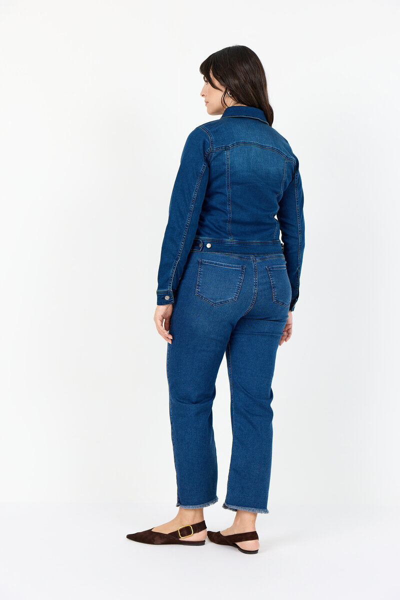 Summer 4 Jeansjacka Dam Blue Denim Wasabiconcept