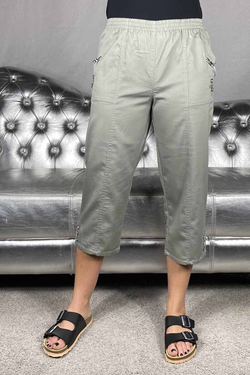 Akila 1C Capri Dam Khaki - Way of Sweden