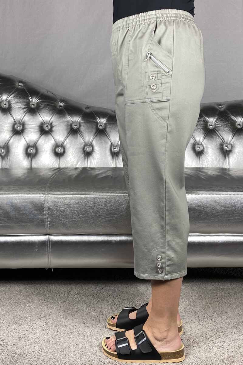 Akila 1C Capri Dam Khaki - Way of Sweden