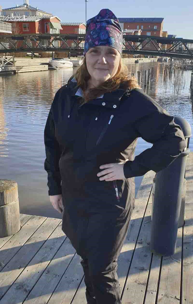 Anna 3L Skalkappa Dam Svart - Way of Sweden