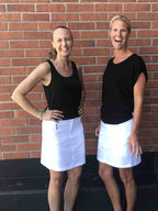Annika Outdoor Stretch Skort Dam Vit - Way of Sweden