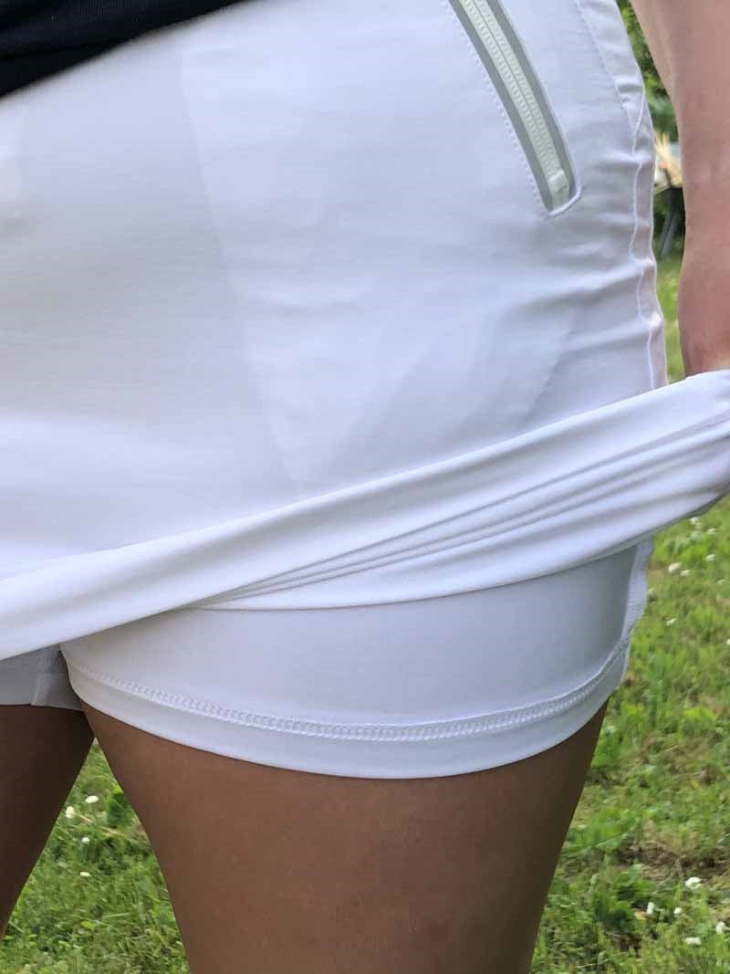 Annika Outdoor Stretch Skort Dam Vit - Way of Sweden