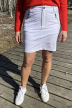 Annika Outdoor Stretch Skort Dam Vit - Way of Sweden