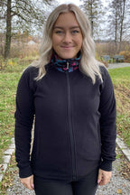 Flisa Fleecejacka Dam Mönstrad Krage Way of Sweden