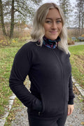 Flisa Fleecejacka Dam Mönstrad Krage Way of Sweden