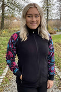 Flisa Fleecejacka Dam Mönstrade Ärmar Way of Sweden