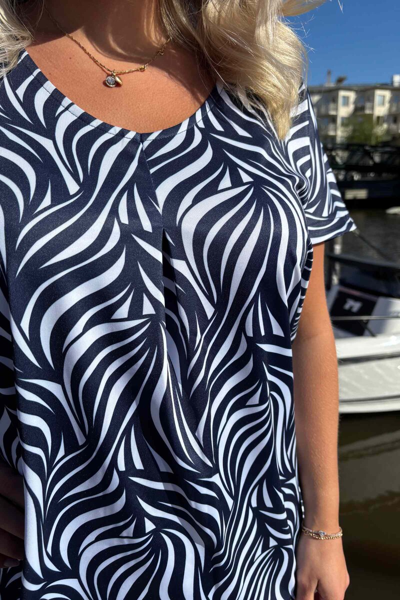Lovisa Topp Dam Fantasy Dark Navy Way of Sweden