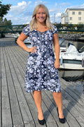 Maria Klänning Dam Flow Dark Navy Way of Sweden