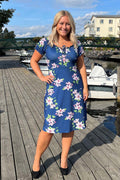 Maria Klänning Dam WOS Clematis Print Way of Sweden