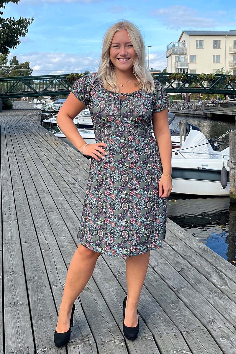 Maria Klänning Dam WOS Paisley Print Way of Sweden