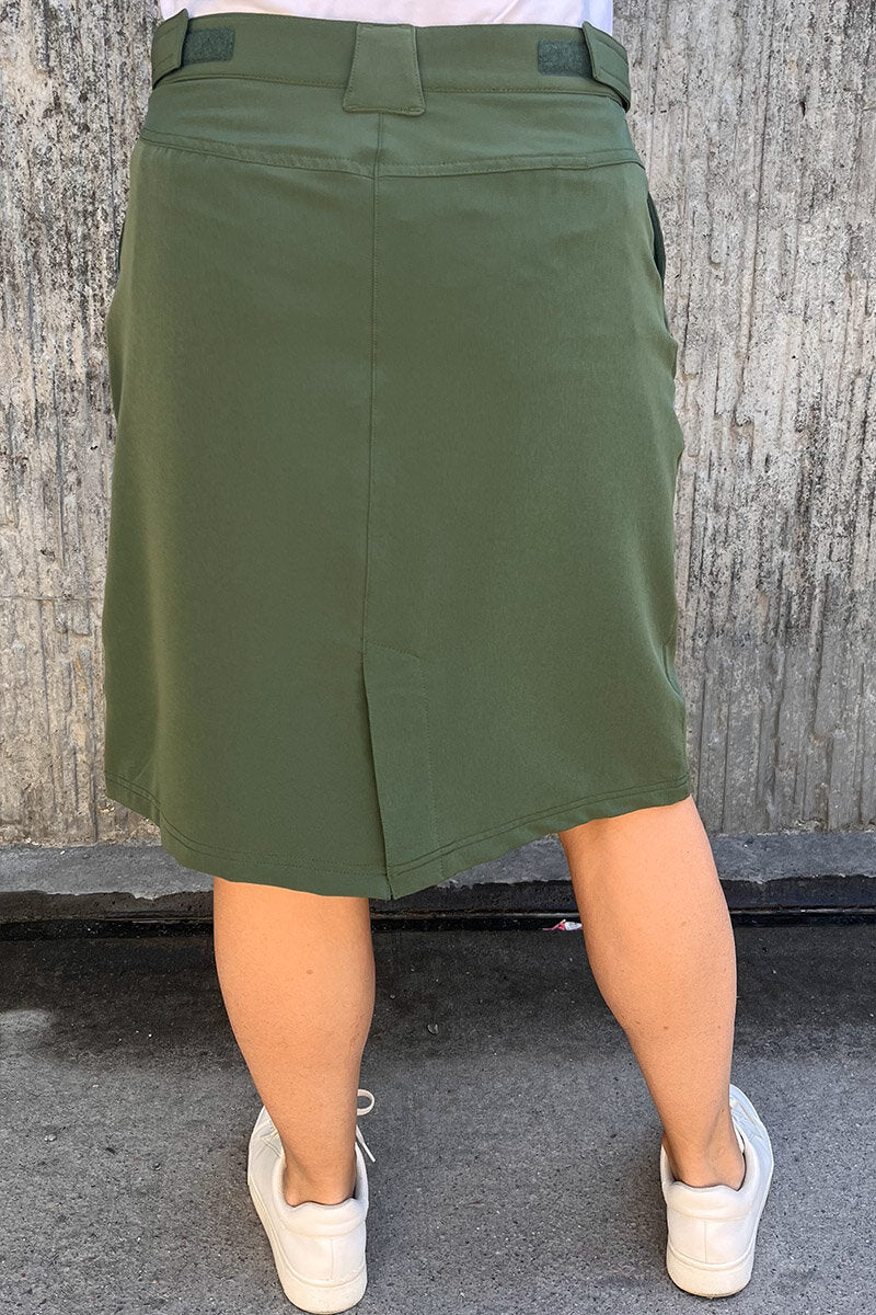 Monika Regular Skort Dam Grön Way of Sweden