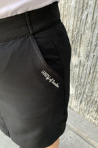 Monika SHORT Skort Svart Dam - Way of Sweden