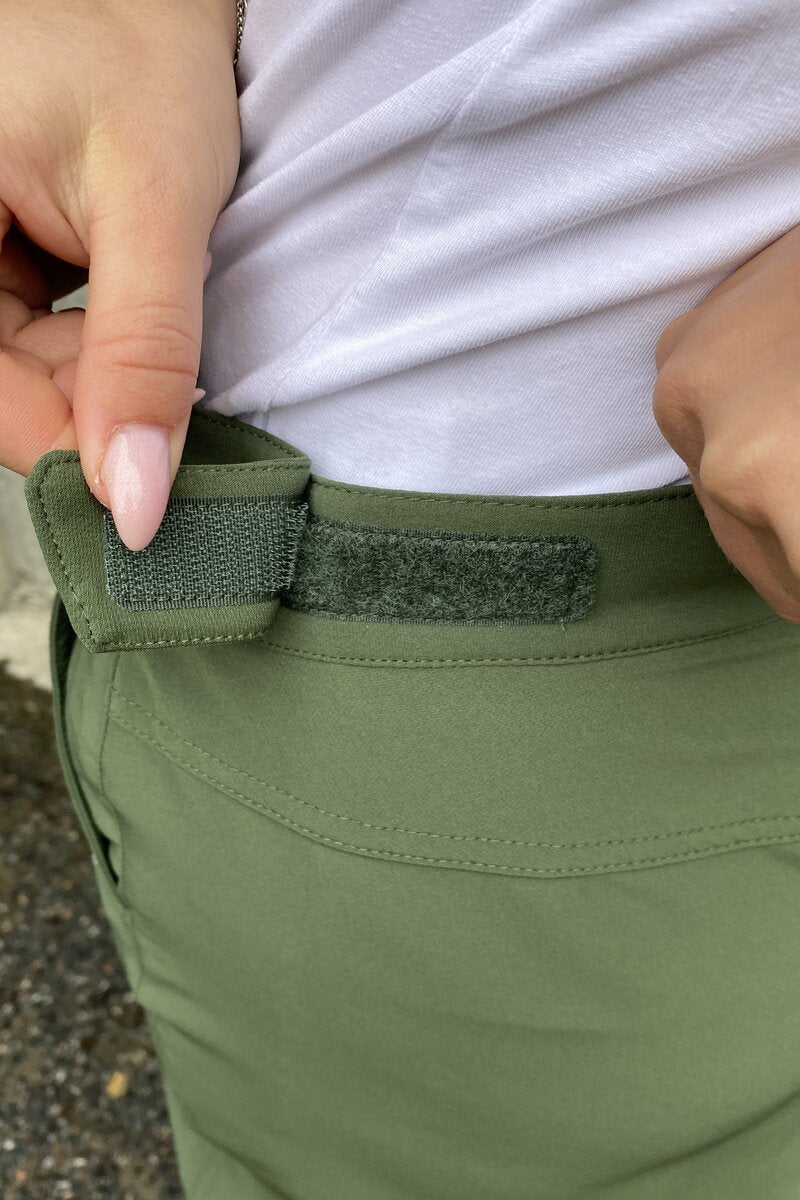Monika SHORT Skort Dam Grön Way of Sweden