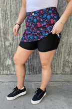 Monika Regular Skort Mönstrad Dam - Way of Sweden