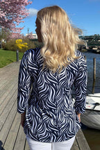 Veronica Topp Dam Fantasy Dark Navy Way of Sweden
