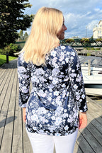 Veronica Topp Dam Flow Dark Navy Way of Sweden