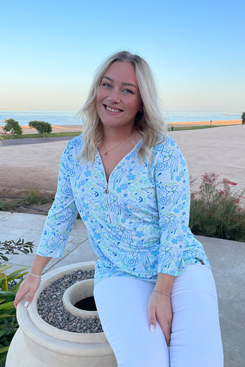 Veronica Topp Dam Summer Print Way of Sweden