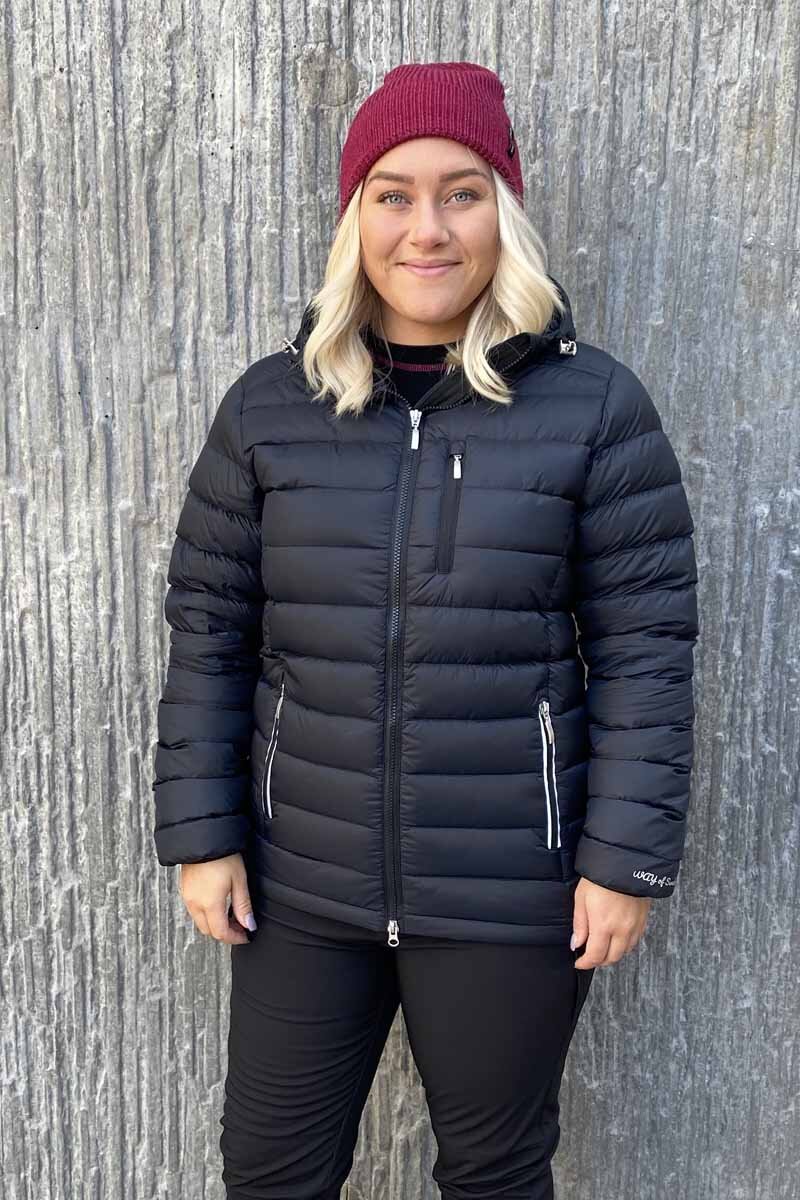 Bianca Lättviktsjacka Dam Svart - Way of Sweden