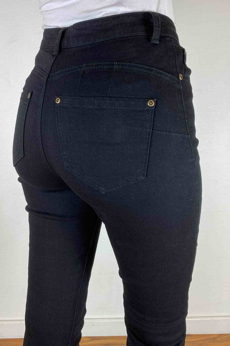 Daphne Push Up Jeans Dam Black Way of Sweden