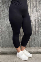 Emma Capri Leggings Dam Svart - Way of Sweden