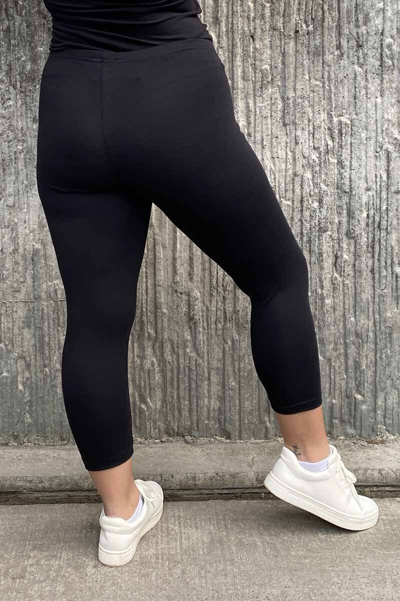 Emma Capri Leggings Dam Svart - Way of Sweden