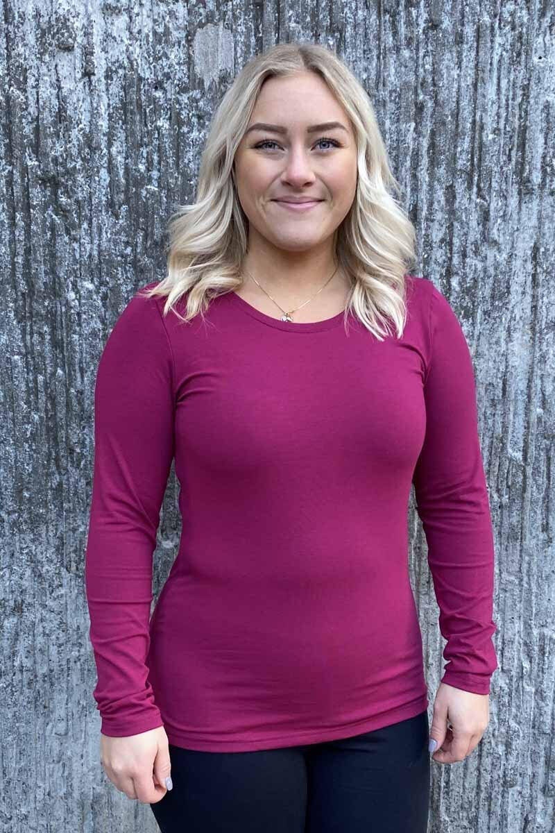 Emma Långärmad T-shirt Dam Hallon - Way of Sweden