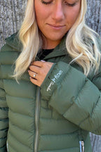 Eva Lättviktsparkas Dam Green Way of Sweden