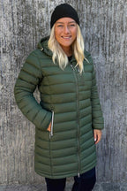 Eva Lättviktsparkas Dam Green Way of Sweden