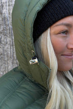 Eva Lättviktsparkas Dam Green Way of Sweden