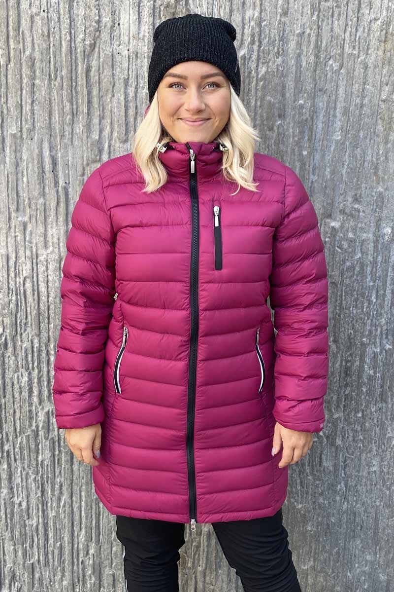 Eva Lättviktsparkas Dam Raspberry - Way of Sweden