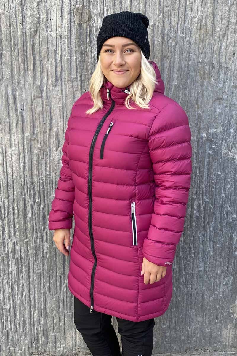 Eva Lättviktsparkas Dam Raspberry - Way of Sweden