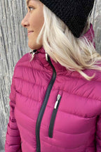 Eva Lättviktsparkas Dam Raspberry - Way of Sweden