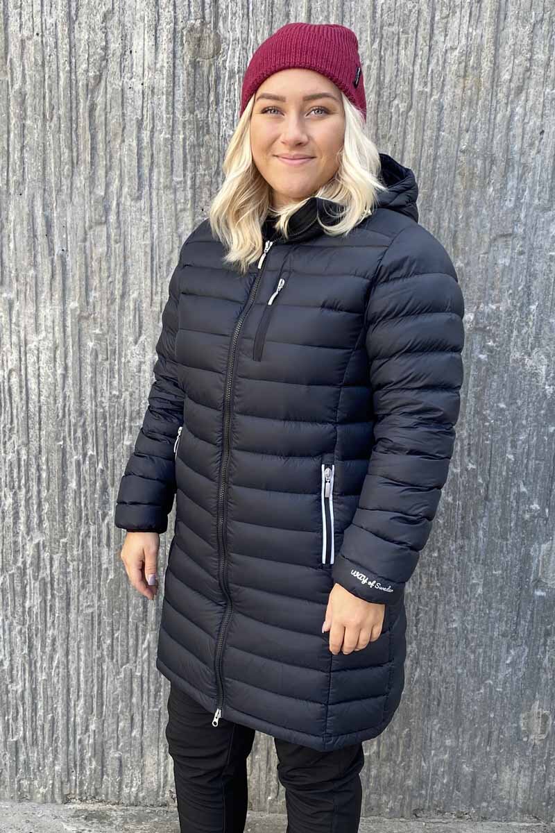 Eva Lättviktsparkas Dam Black - Way of Sweden