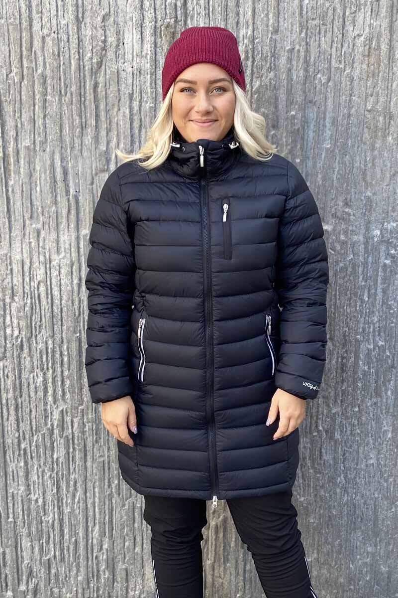 Eva Lättviktsparkas Dam Black - Way of Sweden