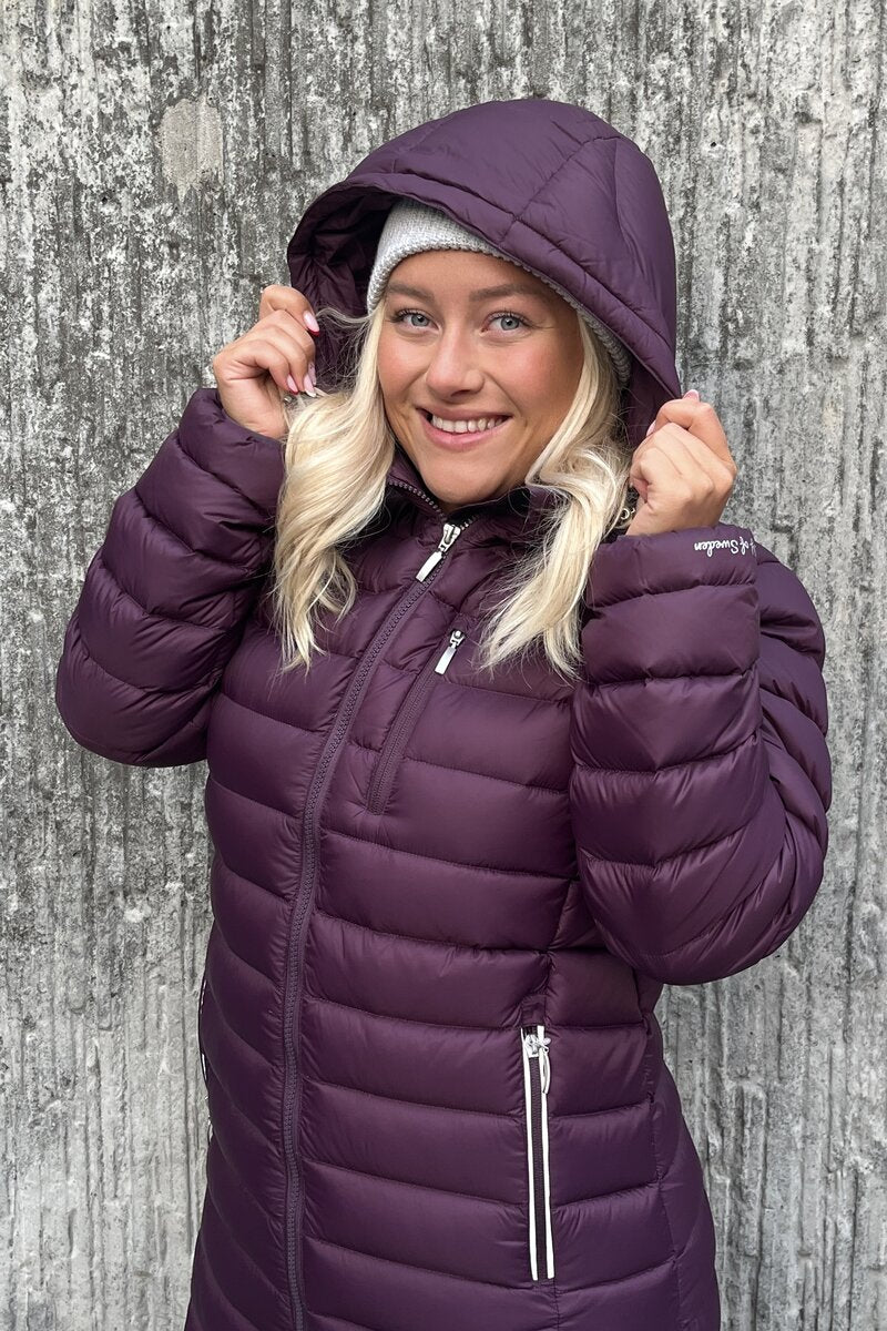 Eva Lättviktsparkas Dam Winered Way of Sweden