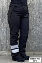 Supreme Softshellbyxa Dam Svart REFLEX - Way of Sweden