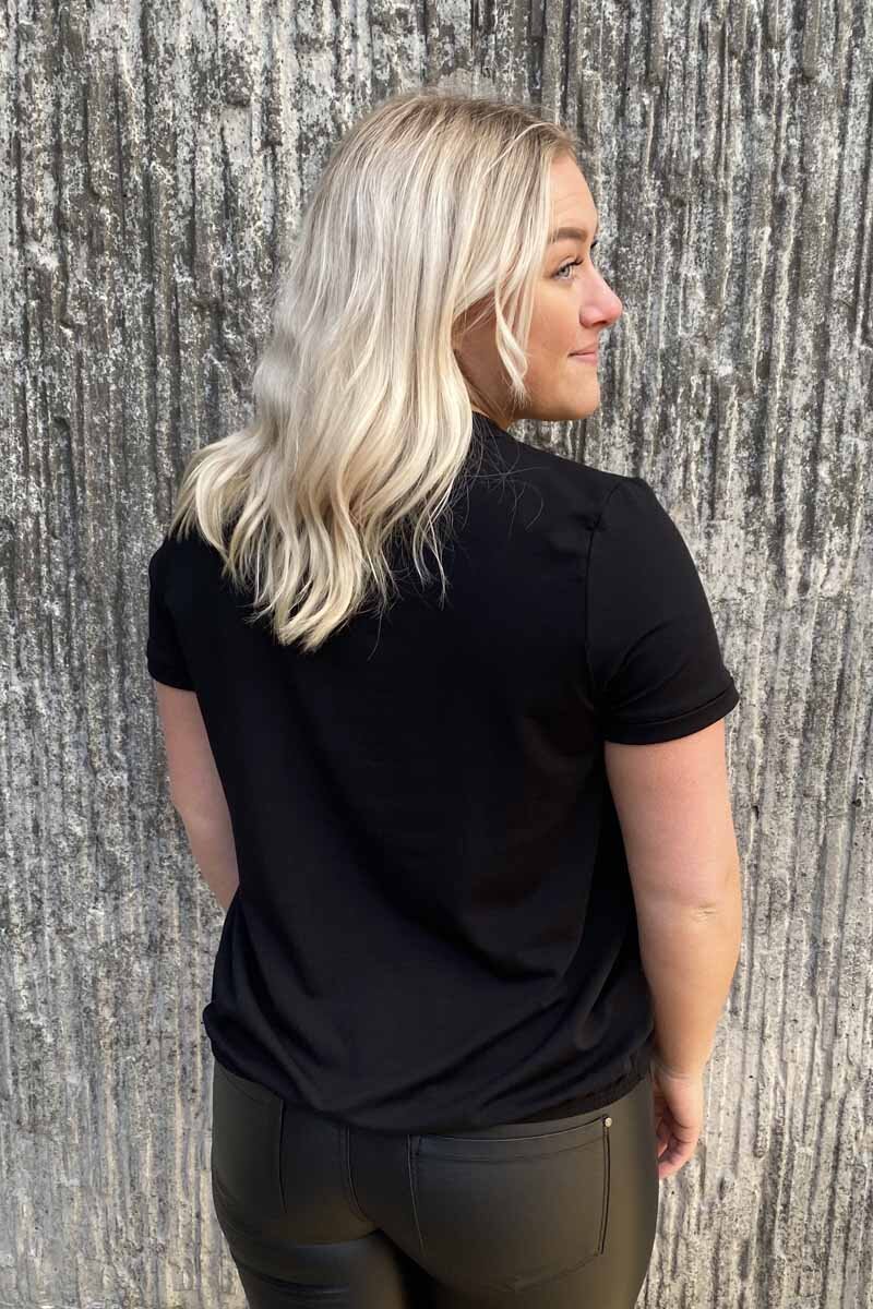 Susanne Kort ärm Dam Svart - Way of Sweden