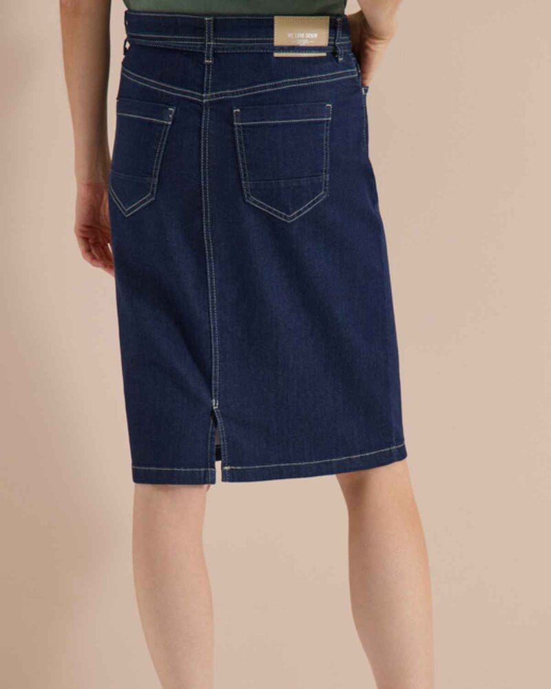 Ximena Jeanskjol Dam Rinsed Wash | Smilebutiken - Cecil