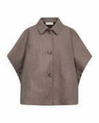 Yanna Poncho Dam Morel Melange | Smilebutiken - Freequent