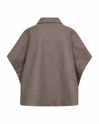 Yanna Poncho Dam Morel Melange | Smilebutiken - Freequent