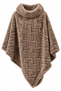 Yvette Poncho Dam Ljusbrun Taupe | Smilebutiken - Caramelle Fashion
