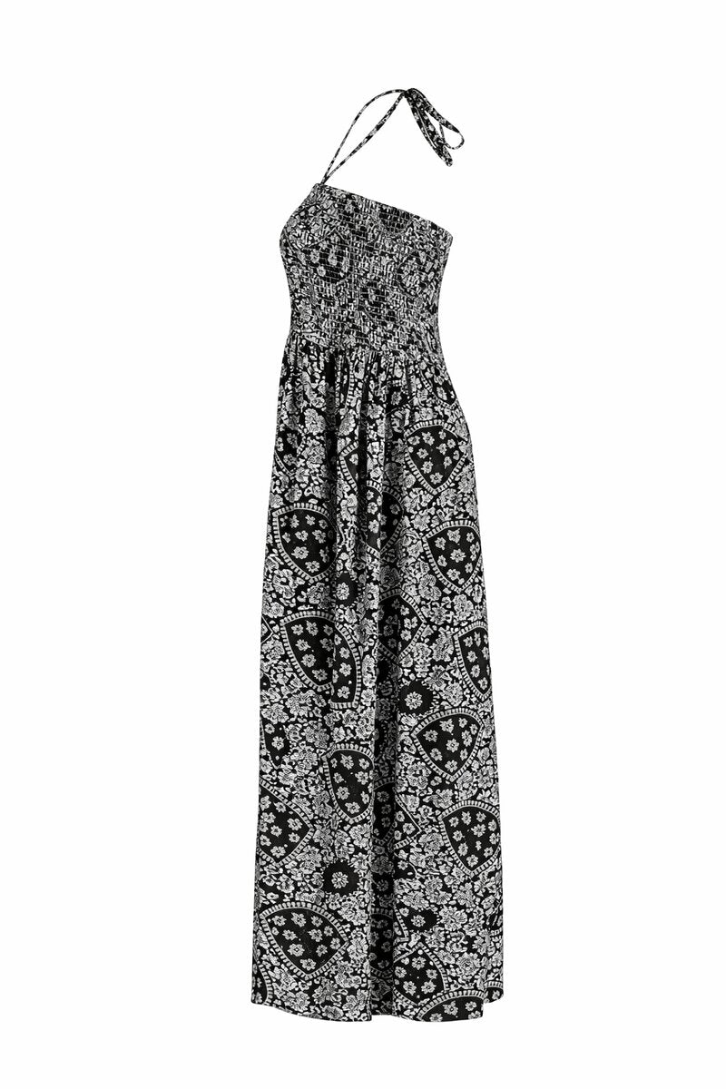 Noelia Klänning Dam Black Paisley Z-One