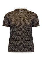 Adora Kortärmad Blus Dam Black Offwhite Zabaione