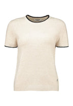 Beatrix Pullover Dam Beige Melange Zabaione