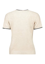 Beatrix Pullover Dam Beige Melange Zabaione