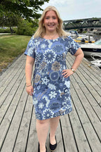 Carla Klänning 3 Dam Denim Zabaione
