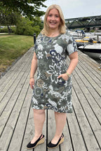 Carla Klänning 3 Dam Khaki Zabaione