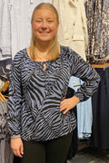 Dana Blus Dam Denim Zabaione