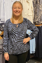 Dana Blus Dam Denim Zabaione